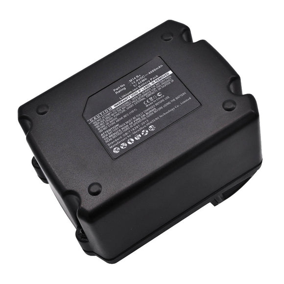 Batteries N Accessories BNA-WB-L15288 Power Tool Battery - Li-ion, 14.4V, 4000mAh, Ultra High Capacity - Replacement for Milwaukee M14 B4 Battery