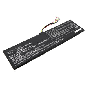 Batteries N Accessories BNA-WB-P19128 Laptop Battery - Li-Pol, 14.8V, 4900mAh, Ultra High Capacity - Replacement for Aorus GX-17S Battery