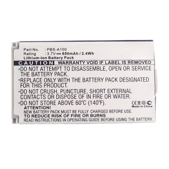 Batteries N Accessories BNA-WB-L14768 Cell Phone Battery - Li-ion, 3.7V, 650mAh, Ultra High Capacity - Replacement for Pantech PBS-A100 Battery