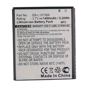 Batteries N Accessories BNA-WB-L13093 Cell Phone Battery - Li-ion, 3.7V, 1400mAh, Ultra High Capacity - Replacement for Samsung EB-L1D7IBA Battery