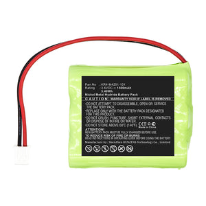Batteries N Accessories BNA-WB-H14272 PLC Battery - Ni-MH, 3.6V, 1500mAh, Ultra High Capacity - Replacement for Yamaha KR4-M4251-101 Battery