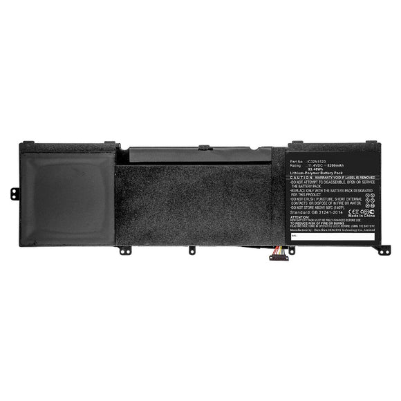 Batteries N Accessories BNA-WB-P10450 Laptop Battery - Li-Pol, 11.4V, 8200mAh, Ultra High Capacity - Replacement for Asus C32N1523 Battery