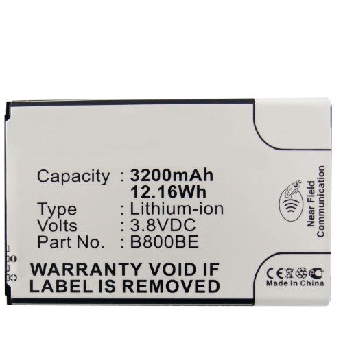 Batteries N Accessories BNA-WB-L3992 Cell Phone Battery - Li-ion, 3.8, 3200mAh, Ultra High Capacity Battery - Replacement for Samsung B800BC, B800BE, B800BK, B800BU Battery