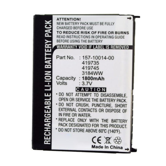 Batteries N Accessories BNA-WB-L16811 Cell Phone Battery - Li-ion, 3.7V, 1800mAh, Ultra High Capacity - Replacement for Palm 157-10014-00 Battery