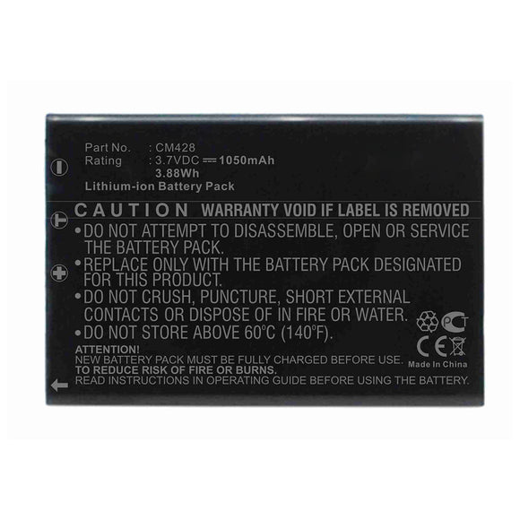 Batteries N Accessories BNA-WB-L17239 Player Battery - Li-ion, 3.7V, 1050mAh, Ultra High Capacity - Replacement for Creative Divi Cam 428 Battery