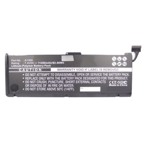 Batteries N Accessories BNA-WB-P10370 Laptop Battery - Li-Pol, 7.4V, 11200mAh, Ultra High Capacity - Replacement for Apple A1309 Battery