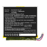 Batteries N Accessories BNA-WB-P13824 Tablet Battery - Li-Pol, 3.85V, 8000mAh, Ultra High Capacity - Replacement for Verizon MLP2678135-2P Battery