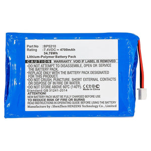 Batteries N Accessories BNA-WB-P10291 Equipment Battery - Li-Pol, 7.4V, 4700mAh, Ultra High Capacity - Replacement for BK Precision BP5210 Battery