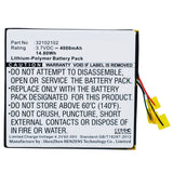 Batteries N Accessories BNA-WB-P5159 Tablets Battery - Li-Pol, 3.7V, 4000 mAh, Ultra High Capacity Battery - Replacement for HP 32102102 Battery