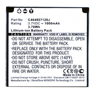 Batteries N Accessories BNA-WB-L3178 Cell Phone Battery - Li-Ion, 3.7V, 1000 mAh, Ultra High Capacity Battery - Replacement for Blu C464857120J Battery