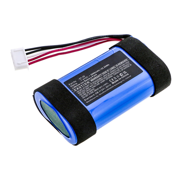 Batteries N Accessories BNA-WB-L13772 Speaker Battery - Li-ion, 7.4V, 3350mAh, Ultra High Capacity - Replacement for Sony ST-06 Battery