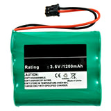 Batteries N Accessories BNA-WB-H9252 Cordless Phone Battery - Ni-MH, 3.6V, 1200mAh, Ultra High Capacity