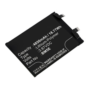 Batteries N Accessories BNA-WB-P17373 Cell Phone Battery - Li-Pol, 3.87V, 4850mAh, Ultra High Capacity - Replacement for Xiaomi BM5E Battery