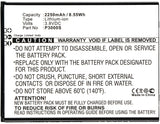 Batteries N Accessories BNA-WB-L11238 Cell Phone Battery - Li-ion, 3.8V, 2250mAh, Ultra High Capacity - Replacement for Elephone P3000S Battery