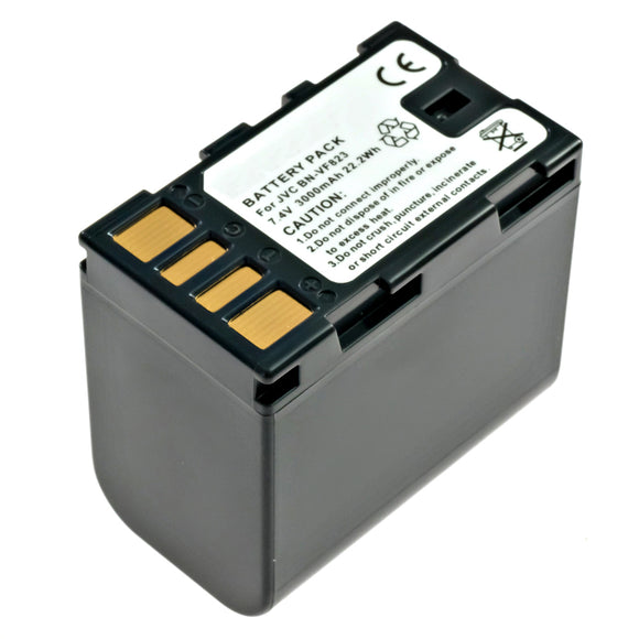 Batteries N Accessories BNA-WB-L8967 Digital Camera Battery - Li-ion, 7.4V, 2400mAh, Ultra High Capacity - Replacement for JVC BN-VF823 Battery