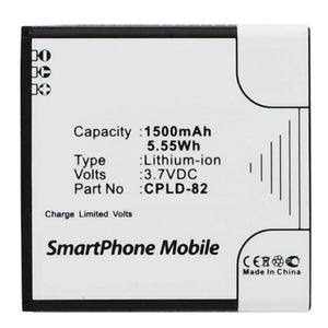 Batteries N Accessories BNA-WB-L3225 Cell Phone Battery - Li-Ion, 3.7V, 1500 mAh, Ultra High Capacity Battery - Replacement for Coolpad CPLD-82 Battery