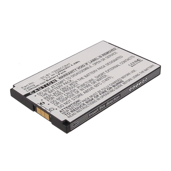 Batteries N Accessories BNA-WB-L13634 PDA Battery - Li-ion, 3.7V, 1200mAh, Ultra High Capacity - Replacement for TerreStar SC-B1 Battery