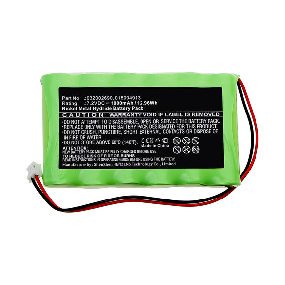 Batteries N Accessories BNA-WB-H10862 Medical Battery - Ni-MH, 7.2V, 1800mAh, Ultra High Capacity - Replacement for Compex 18004913 Battery