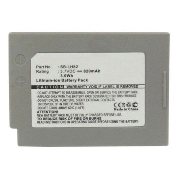 Batteries N Accessories BNA-WB-L9138 Digital Camera Battery - Li-ion, 3.7V, 820mAh, Ultra High Capacity - Replacement for Samsung SB-LH82 Battery