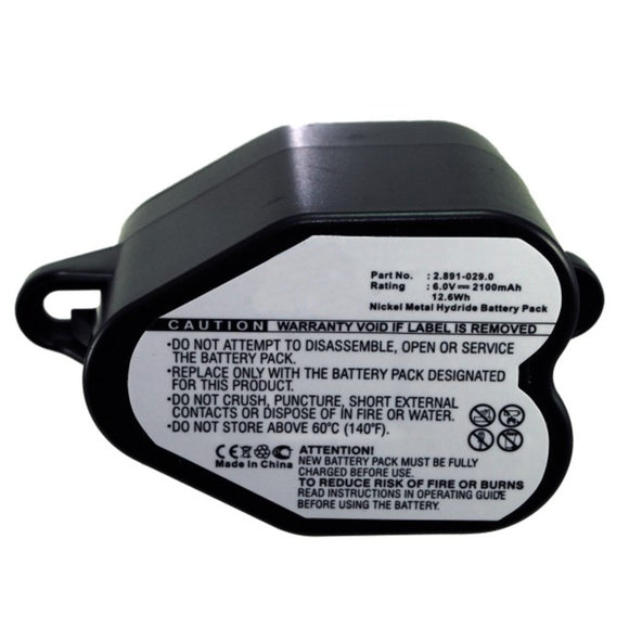 Batteries N Accessories BNA-WB-H8705 Vacuum Cleaners Battery - Ni-MH, 6V, 2100mAh, Ultra High Capacity Battery - Replacement for KARCHER 2.891-029.0 Battery