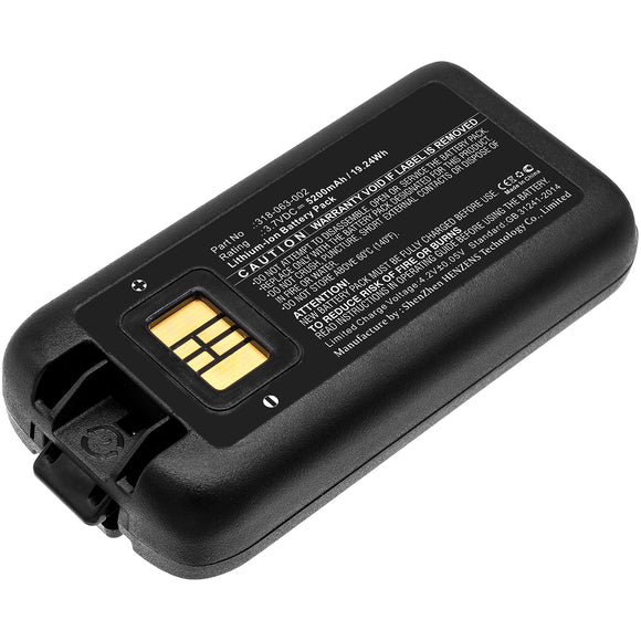 Batteries N Accessories BNA-WB-L9764 Barcode Scanner Battery - Li-ion, 3.7V, 5200 mAh, Ultra High Capacity - Replacement for Honeywell 318-034-001 Battery