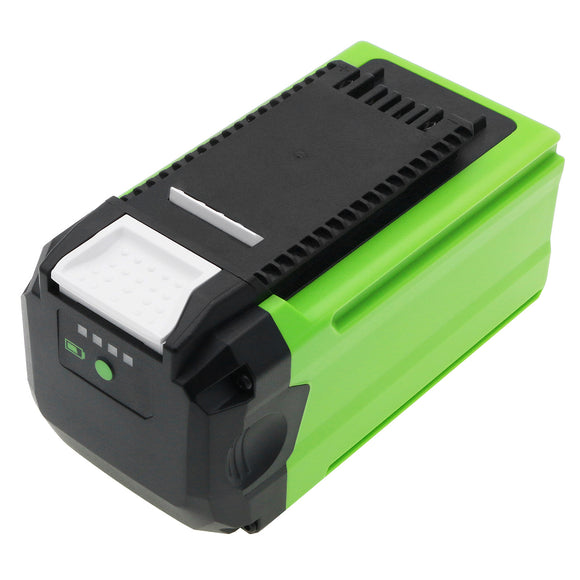 Batteries N Accessories BNA-WB-L17650 Gardening Tools Battery - Li-ion, 40V, 5000mAh, Ultra High Capacity - Replacement for GreenWorks GWG40B2 Battery