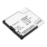 Batteries N Accessories BNA-WB-L16488 Cell Phone Battery - Li-ion, 3.7V, 1000mAh, Ultra High Capacity - Replacement for Nokia BL-5K Battery