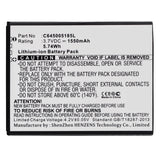 Batteries N Accessories BNA-WB-L3166 Cell Phone Battery - Li-Ion, 3.7V, 1550 mAh, Ultra High Capacity Battery - Replacement for Blu C645005185L Battery