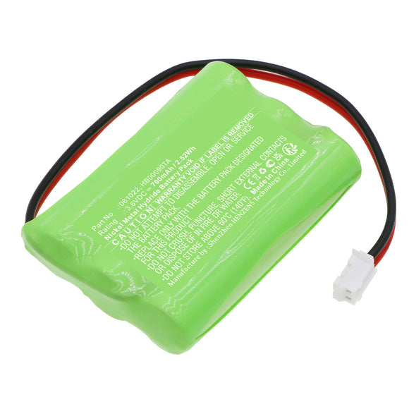 Batteries N Accessories BNA-WB-H18153 Emergency Lighting Battery - Ni-MH, 3.6V, 700mAh, Ultra High Capacity - Replacement for Legrand HB00090TA Battery