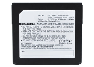 Batteries N Accessories BNA-WB-P8824 Player Battery - Li-Pol, 3.7V, 3750mAh, Ultra High Capacity - Replacement for Creative BA20603R79913 Battery