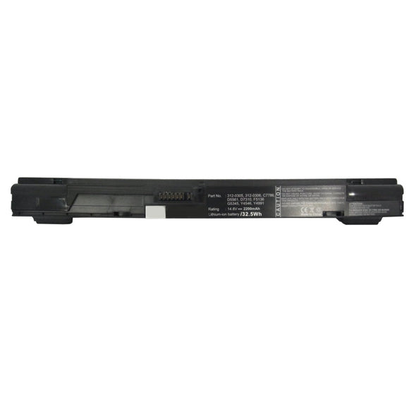 Batteries N Accessories BNA-WB-L9604 Laptop Battery - Li-ion, 14.8V, 2200mAh, Ultra High Capacity - Replacement for Dell C7786 Battery