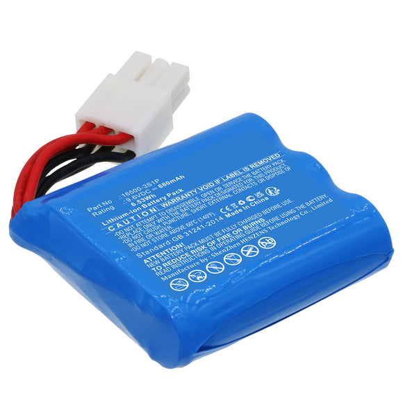 Batteries N Accessories BNA-WB-L18357 Cars Battery - Li-ion, 9.6V, 680mAh, Ultra High Capacity - Replacement for GPToys 16500-3S1P Battery