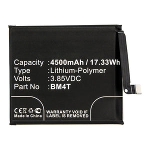 Batteries N Accessories BNA-WB-P14887 Cell Phone Battery - Li-Pol, 3.85V, 4500mAh, Ultra High Capacity - Replacement for Xiaomi BM4T Battery