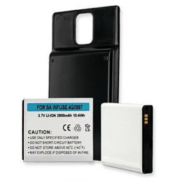 Batteries N Accessories BNA-WB-BLI-1245-2.8 Cell Phone Battery - Li-Ion, 3.7V, 2800 mAh, Ultra High Capacity Battery - Replacement for Samsung INFUSE 4G 1997 Battery