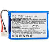 Batteries N Accessories BNA-WB-P8103 Speaker Battery - Li-Pol, 3.7V, 2800mAh, Ultra High Capacity Battery - Replacement for Harman/Kardon CP-HK03, GSP805070 Battery