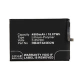 Batteries N Accessories BNA-WB-P12012 Cell Phone Battery - Li-Pol, 3.85V, 4900mAh, Ultra High Capacity - Replacement for Huawei HB4073A5ECW Battery