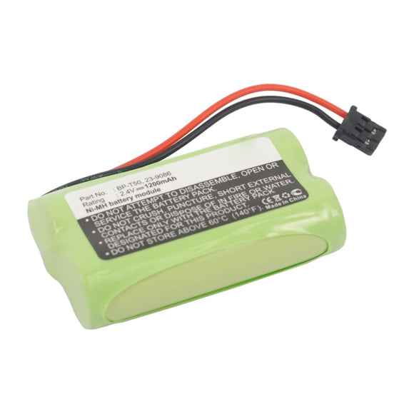 Batteries N Accessories BNA-WB-H15706 Cordless Phone Battery - Ni-MH, 2.4V, 1200mAh, Ultra High Capacity - Replacement for Sony BP-T50 Battery