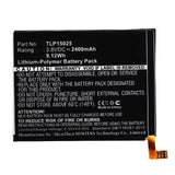 Batteries N Accessories BNA-WB-P3177 Cell Phone Battery - Li-Pol, 3.8V, 2400 mAh, Ultra High Capacity Battery - Replacement for Blu TLP15025 Battery