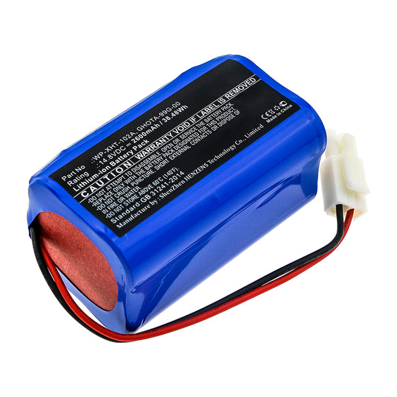 Batteries N Accessories BNA-WB-L14260 Medical Battery - Li-ion, 14.8V, 2600mAh, Ultra High Capacity - Replacement for Zondan WP-XHT-102A Battery