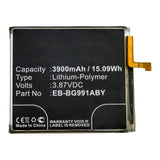 Batteries N Accessories BNA-WB-P13067 Cell Phone Battery - Li-Pol, 3.87V, 3900mAh, Ultra High Capacity - Replacement for Samsung EB-BG991ABY Battery