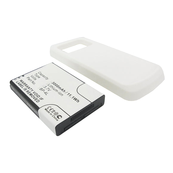 Batteries N Accessories BNA-WB-L16502 Cell Phone Battery - Li-ion, 3.7V, 3000mAh, Ultra High Capacity - Replacement for Nokia BP-4L Battery