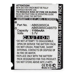 Batteries N Accessories BNA-WB-BLI-1024-1 Cell Phone Battery - Li-Ion, 3.7V, 1100 mAh, Ultra High Capacity Battery - Replacement for Samsung SPH-M900 Battery