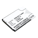 Batteries N Accessories BNA-WB-L12370 Cell Phone Battery - Li-ion, 3.8V, 2000mAh, Ultra High Capacity - Replacement for LG BL-41A1H Battery