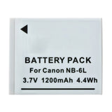 Batteries N Accessories BNA-WB-NB6L Digital Camera Battery - li-ion, 3.7V, 1200 mAh, Ultra High Capacity Battery - Replacement for Canon NB-6L Battery