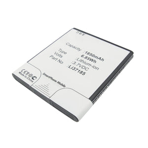 Batteries N Accessories BNA-WB-L11843 Cell Phone Battery - Li-ion, 3.7V, 1850mAh, Ultra High Capacity - Replacement for Hisense Li37185 Battery