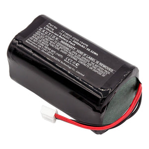 Batteries N Accessories BNA-WB-L11050 Speaker Battery - Li-ion, 14.8V, 3400mAh, Ultra High Capacity - Replacement for Audio Pro TF18650-2200-1S4PB Battery
