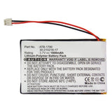 Batteries N Accessories BNA-WB-L9758 Remote Control Battery - Li-ion, 3.7V, 1800mAh, Ultra High Capacity - Replacement for RTI ATB-1700 Battery
