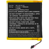 Batteries N Accessories BNA-WB-P11494 GPS Battery - Li-Pol, 3.8V, 1950mAh, Ultra High Capacity - Replacement for Garmin 361-00105-00 Battery