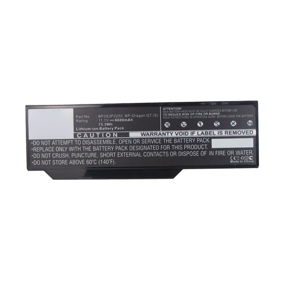 Batteries N Accessories BNA-WB-L16637 Laptop Battery - Li-ion, 11.1V, 6600mAh, Ultra High Capacity - Replacement for Medion BP-8X17(P) Battery