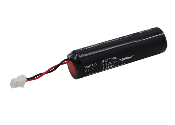 Batteries N Accessories BNA-WB-L7168 DAB Digital Battery - Li-Ion, 3.7V, 2200 mAh, Ultra High Capacity Battery - Replacement for Midland BATT20L Battery